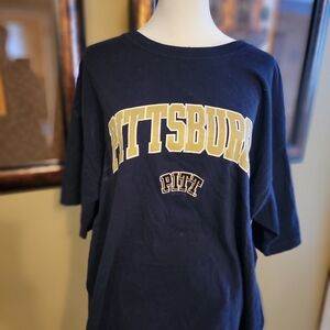 Pittsburgh ADULT MENS Navy Blue T-Shirt
